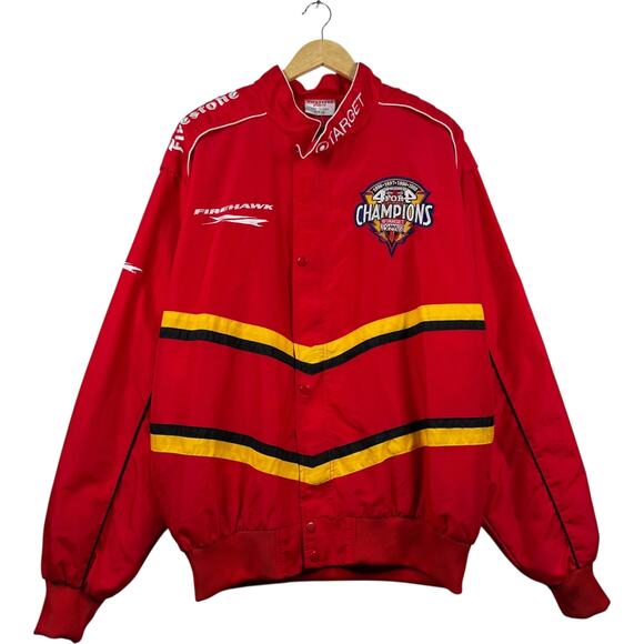 Vintage Firestone Target 4 For 4 Champions Racing Jacket XL - Picture 1 of 7